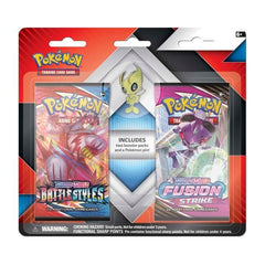 Pokémon TCG: 2 Booster Packs & Celebi Collector's Pin